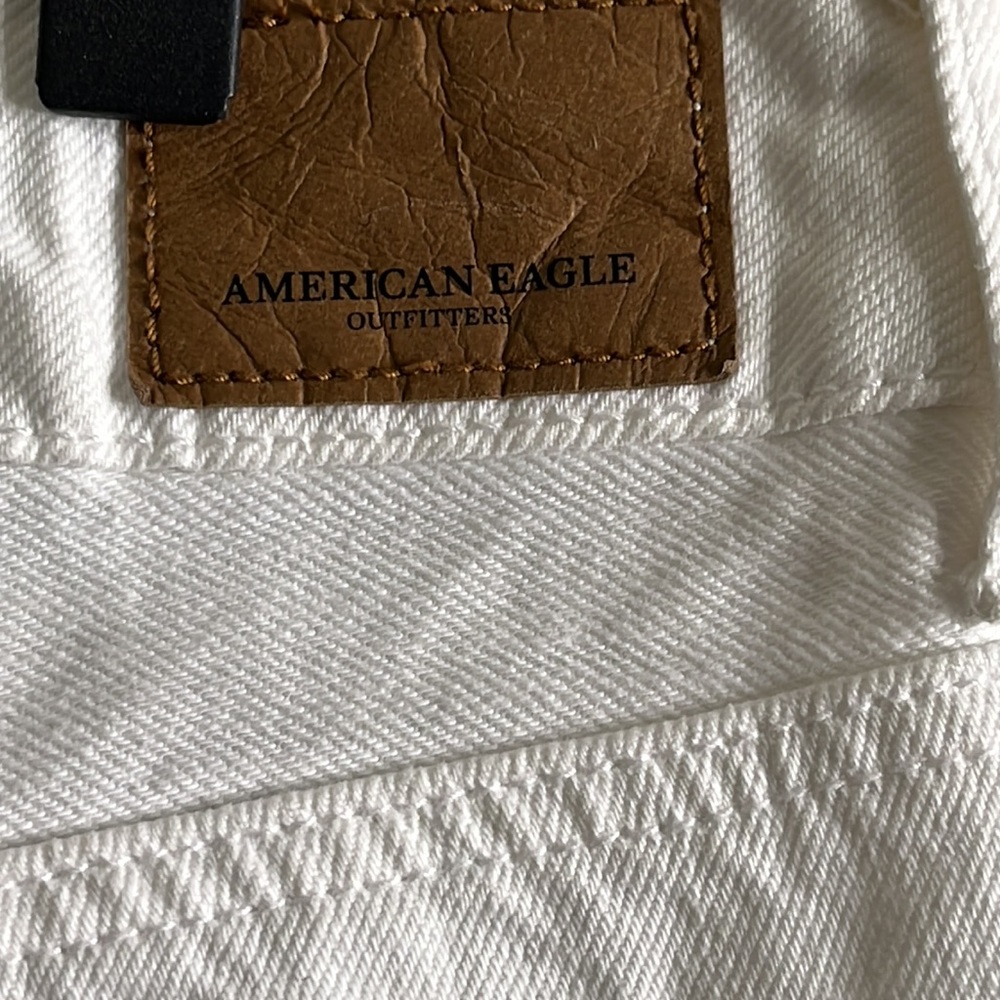 American Eagle Outfitters White Distressed Boyfriend Jeans - Picture 7 of 15